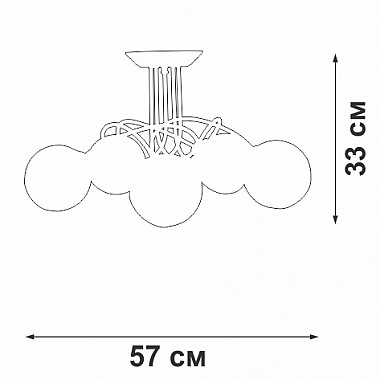 Потолочная люстра V43090-13/5PL