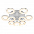 Потолочная светодиодная люстра iLedex Jomo FS-014-X9 108W WH