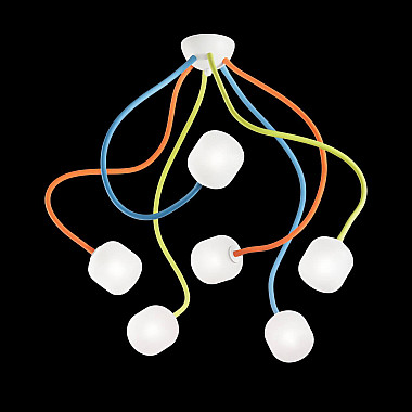 Потолочная люстра Ideal Lux Octopus PL6 Color 174976