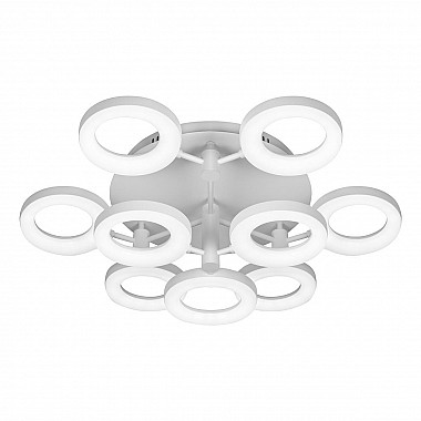 Потолочная светодиодная люстра iLedex Jomo FS-014-X9 108W WH