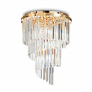 Потолочная люстра Ideal Lux Carlton PL12 Oro 213507