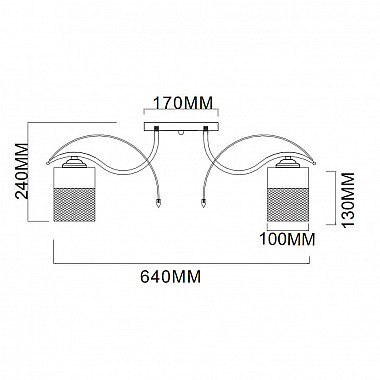 Потолочная люстра Rivoli Hulda 9068-308 Б0047526