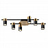 Потолочная люстра Lumien Hall Trey LH4138/6CB-BR-BK