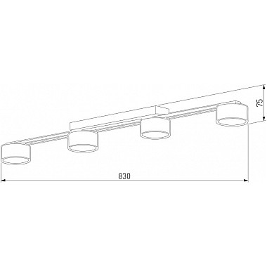 Потолочная люстра Dallas 6245 Dallas Black