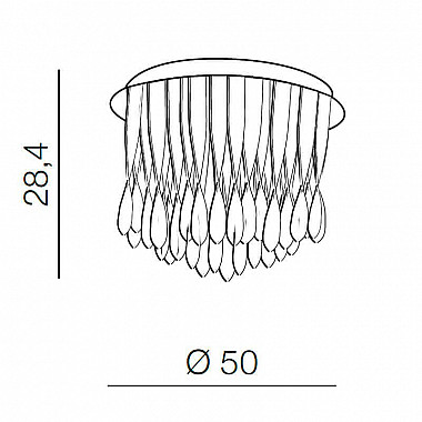 Потолочная люстра Azzardo Jewel 50 AZ1663