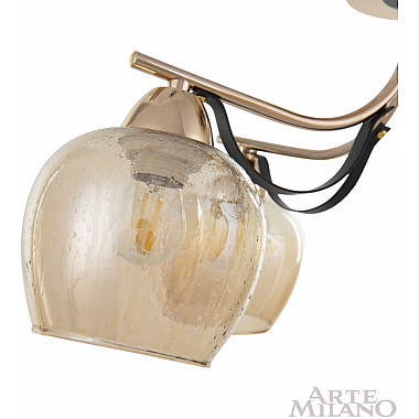 Потолочная люстра AMALFI 322306/5 FG+BK