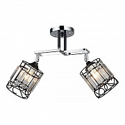 Потолочная люстра IMEX MD.3372-2-S CH+BK