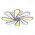 Потолочная светодиодная люстра Kink Light Ромашка 08178
