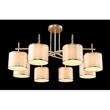 Потолочная люстра Crystal Lux Sergio PL8 Gold