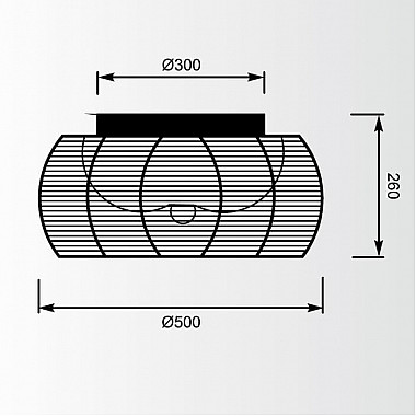 Потолочная люстра Zumaline Tango MX1104-2L(BLACK)