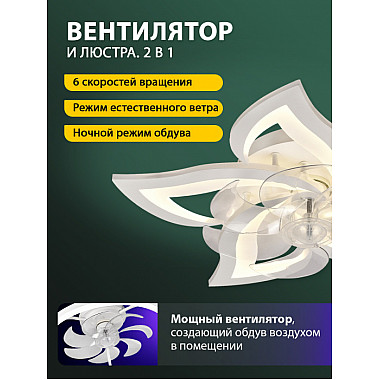 Потолочная люстра Ledfan LED LAMPS 81487
