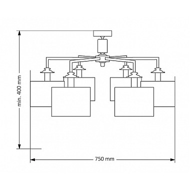 Потолочная люстра Artu ART-PL-6(Z)