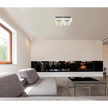 Потолочная светодиодная люстра Globo Silurus 49237-24