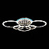Потолочная светодиодная люстра Evoled Cerina SLE500582-06RGB