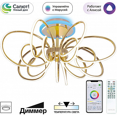 Потолочная люстра Salma Smart CL224A172