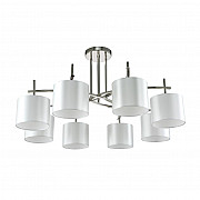 Потолочная люстра Crystal Lux Sergio PL8 Nickel