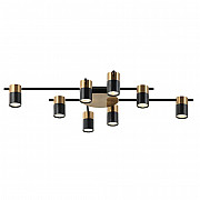Потолочная люстра Lumien Hall Trey LH4138/8CB-BR-BK