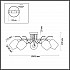 Потолочная люстра Lumion Marcela 4594/5C