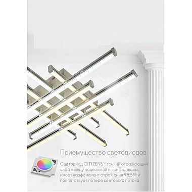 Потолочная люстра Dzhanos WD7513/12C-WT-GD