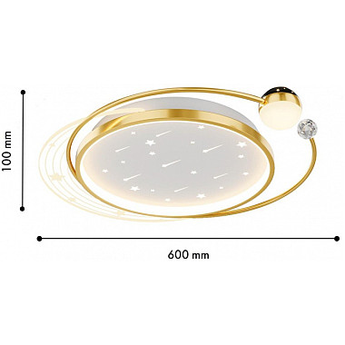 Потолочная люстра Cruise 4743-5C