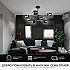 Потолочная люстра Seven Fires Aimee SF3309/8C-MBK-CR