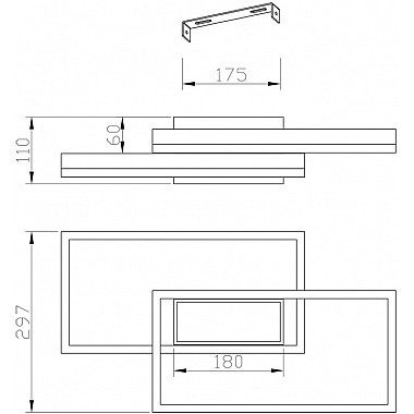 Потолочная люстра Twins 10242/3LED