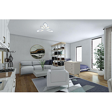 Потолочная светодиодная люстра Escada Grain 10222/3LED