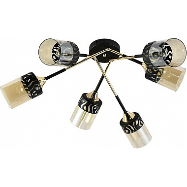 Потолочная люстра 11354-0.3-06B BK+FGD