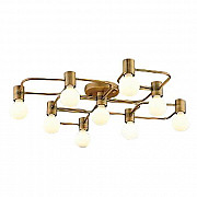 Потолочная люстра Italline Vega PL 6088/9 bronze