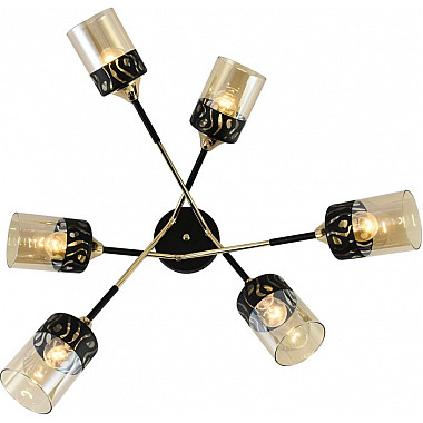 Потолочная люстра 11354-0.3-06B BK+FGD