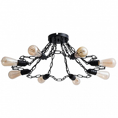 Потолочная люстра Arte Lamp A9344PL-8BK