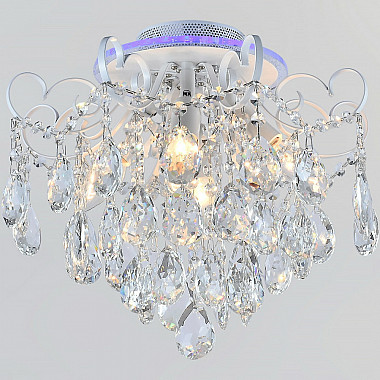 Потолочная люстра 04024-0.3-04 WH+SILVER PN+RGB
