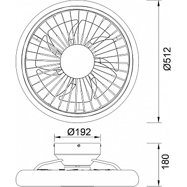 Потолочная люстра Turbo 8231