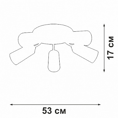 Потолочная люстра V3762-0/5PL