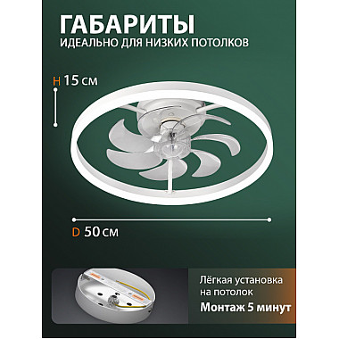 Потолочная люстра Ledfan LED LAMPS 81489