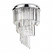 Потолочная люстра Ideal Lux Carlton PL12 Cromo 168937