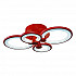 Потолочная светодиодная люстра iLedex Ring A001/4 Red