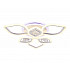 Потолочная светодиодная люстра Ambrella light Ice FA282