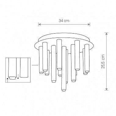 Потолочная люстра Nowodvorski Stalactite 8356
