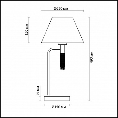 Настольная лампа Lumion Vanessa 4514/1T