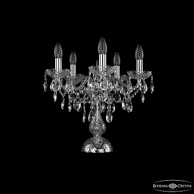 Интерьерная настольная лампа 1415 1415L/5/141-39 Ni