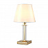Настольная лампа Crystal Lux Nicolas LG1 Gold/White