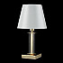 Настольная лампа Crystal Lux Nicolas LG1 Gold/White