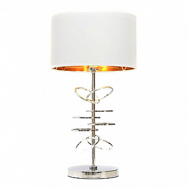 Настольная лампа Lumina Deco Milari LDT 5530 CHR+WT