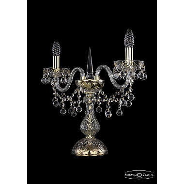 Интерьерная настольная лампа 1409 1409L/2/141-39 G