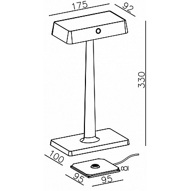 Интерьерная настольная лампа Algieba 346039