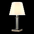 Настольная лампа Crystal Lux Nicolas LG1 Nickel/White