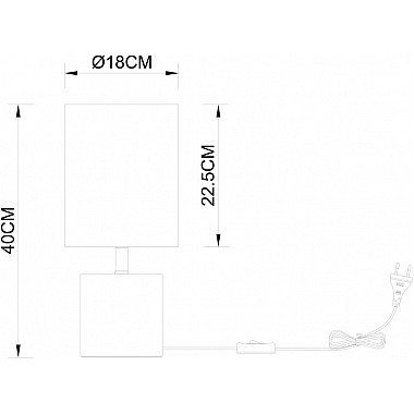 Интерьерная настольная лампа Jishui A5036LT-1BR