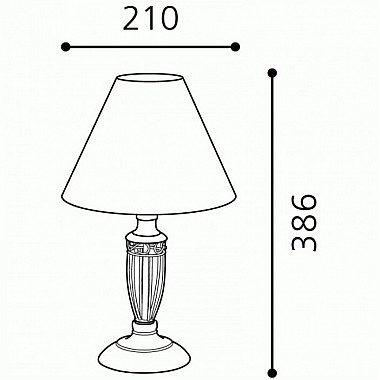 Интерьерная настольная лампа Antica 83141