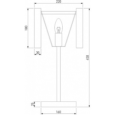 Интерьерная настольная лампа Flamel 01116/1 золото